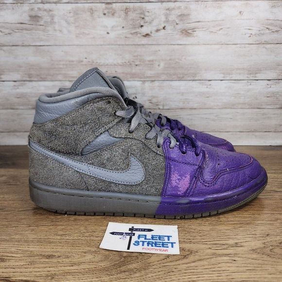 Jordan Shoes Jordan Mid Unite X Sheila Rashid Womens Gray Purple